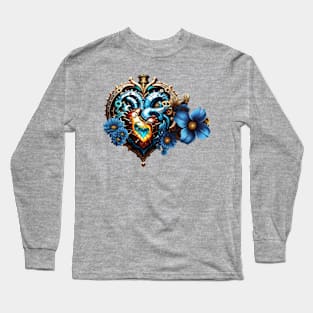 Awesome steampunk heart Long Sleeve T-Shirt